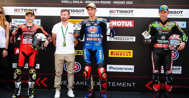 SBK 2022. GP d&#039;Italia, Toprak Razgatlioglu vince la Superpole Race di Misano