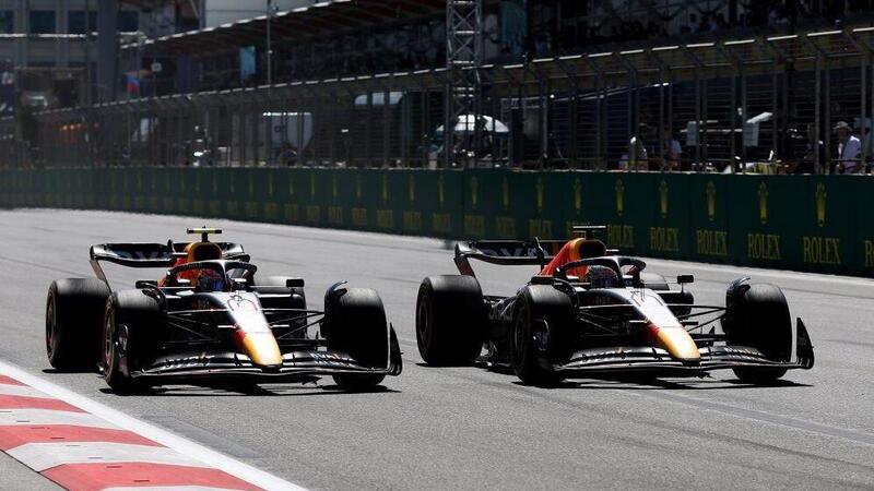 F1, GP Azerbaijan 2022: La Red Bull sfrutta il doppio ritiro delle Ferrari per fare il pieno di punti