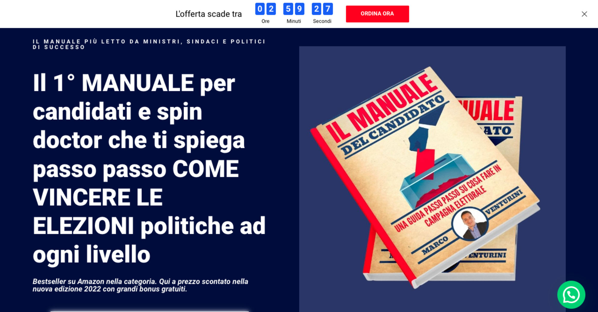 Il &quot;Manuale del candidato&quot; di Marco Venturini
