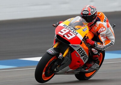 MotoGP. Marquez in testa dopo il venerdì di prove a Indianapolis