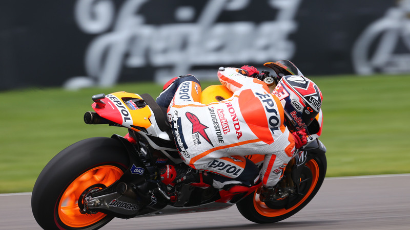 MotoGP. Marquez segna il miglior tempo nel warm up