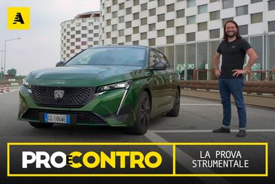 Peugeot 308 Hybrid, PRO e CONTRO | La pagella e tutti i numeri della prova strumentale [Video]