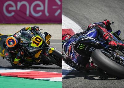 MotoGP 2022. GP di Germania al Sachsenring, Luca Marini contento dopo il venerdì del Sachsenring, Fabio Quartararo meno