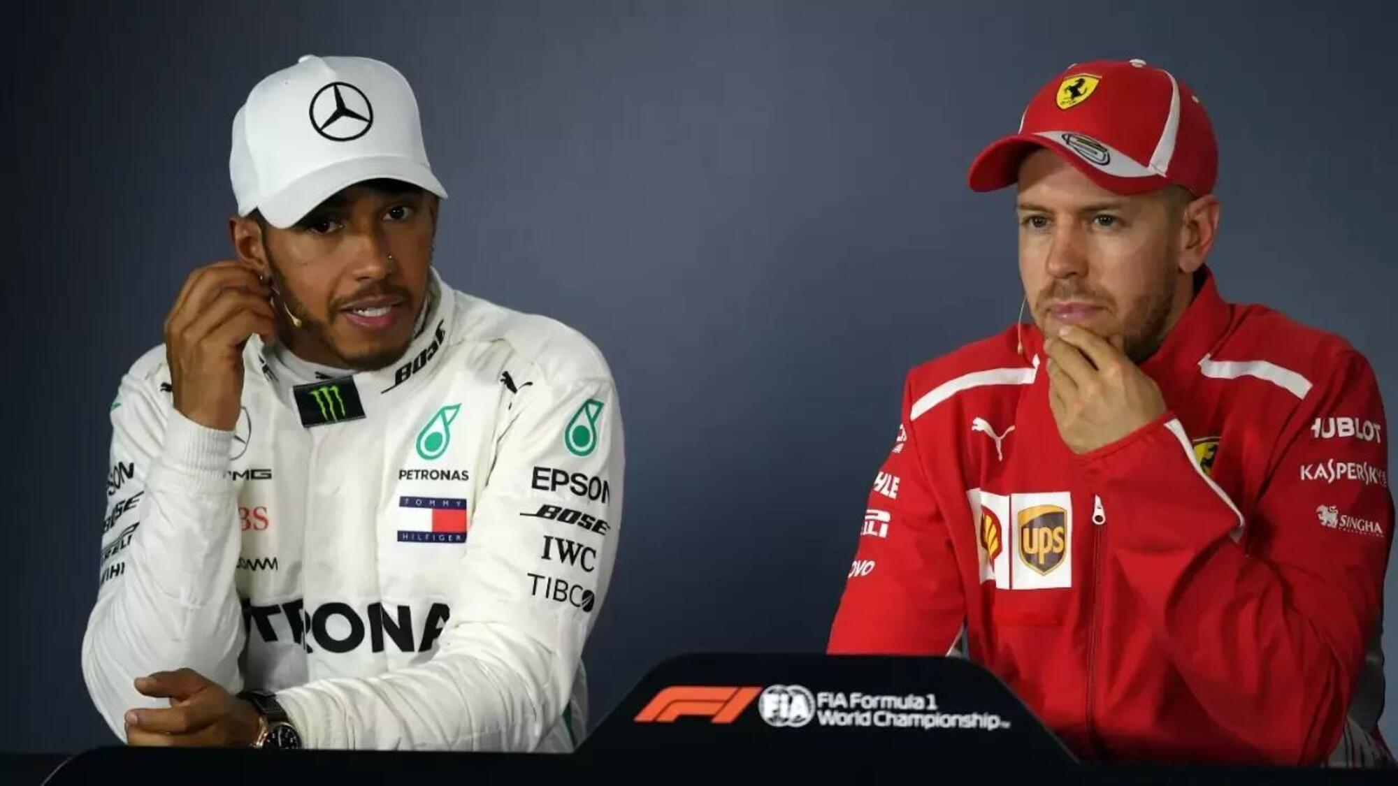 Hamilton e Vettel
