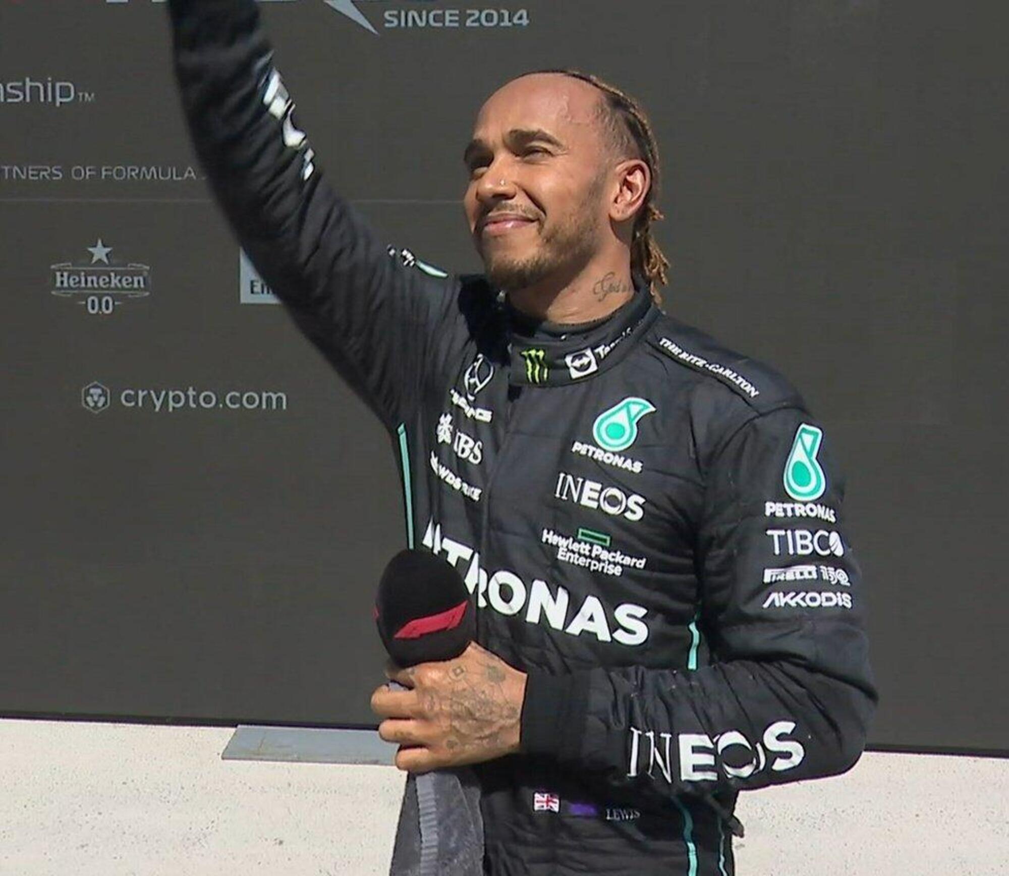 Lewis Hamilton dopo la gara di Montr&eacute;al 2022
