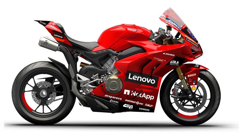 Le Panigale V4 della Gara dei Campioni (WDW) sono repliche MotoGP e SBK