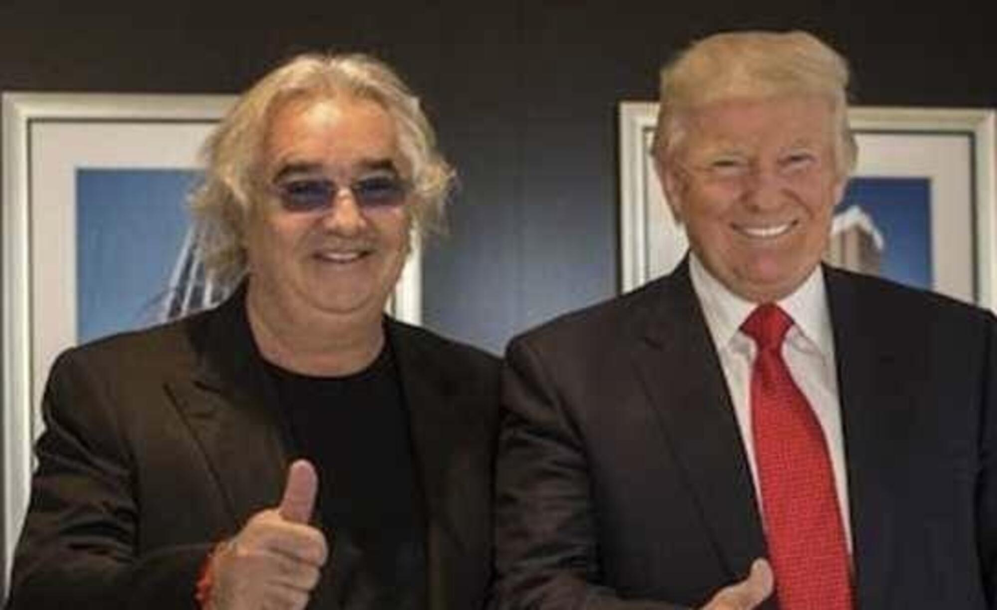Flavio Briatore e Donald Trump