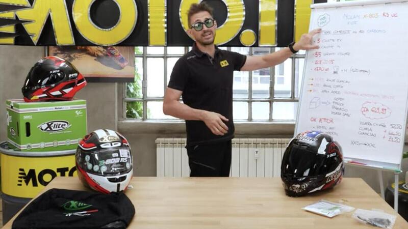 X-lite X803 RS UC Stoner 10th Anniversary. Casco racing ma anche touring?