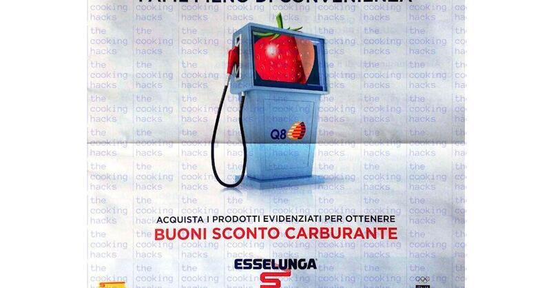 Esselunga regala il pieno, o lo sconto: ecco come avere i buoni benzina e diesel al supermercato