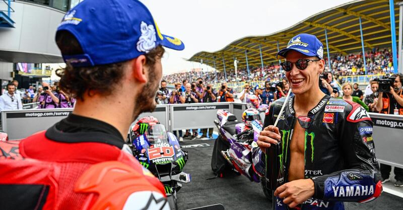 MotoGP 2022. GP di Olanda ad Assen, Fabio Quartararo: &quot;Il passo migliore l&#039;abbiamo io e Pecco Bagnaia&quot;