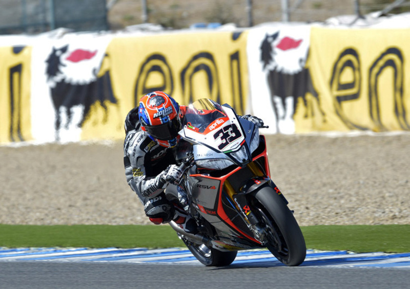 Melandri il pi&ugrave; veloce nelle prime prove SBK a Jerez