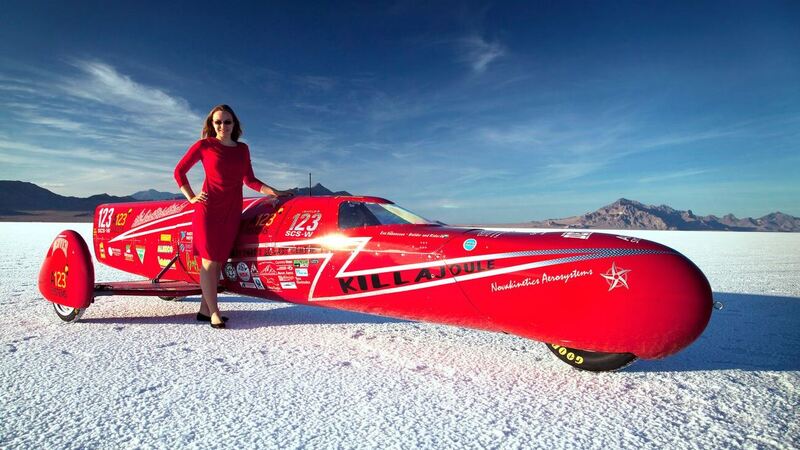 Eva H&aring;kansson e il KillaJoule: record del mondo a Bonneville