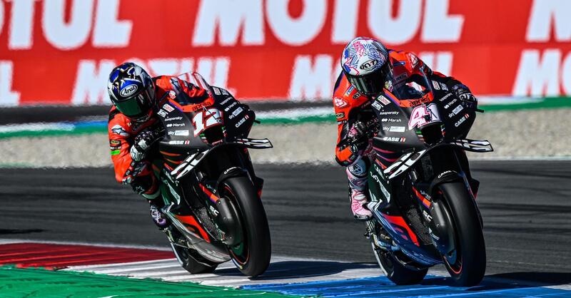 MotoGP 2022. GP di Olanda ad Assen, nel warm up un&#039;Aprilia da podio