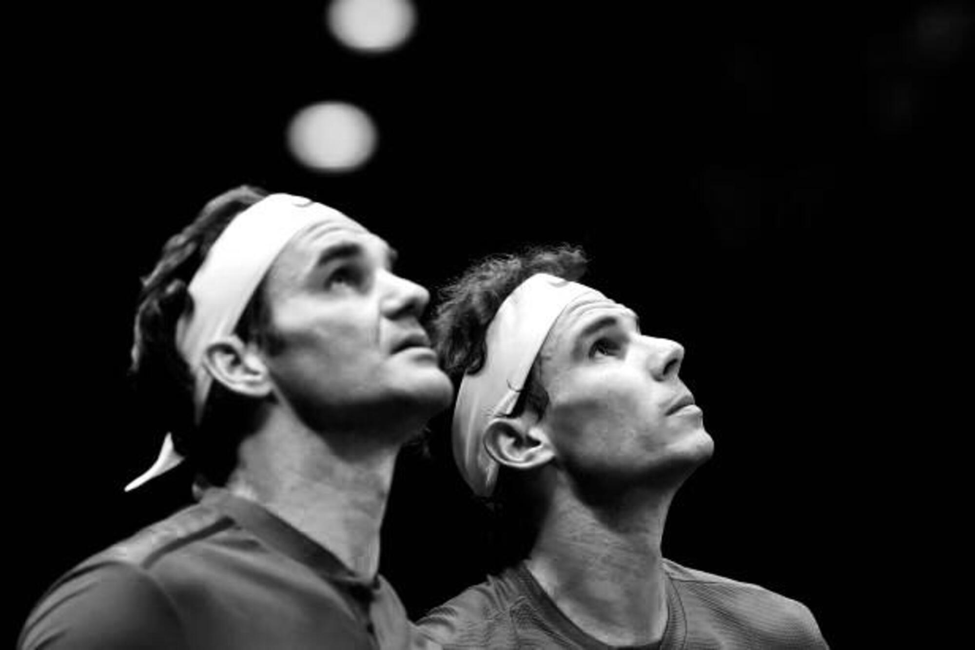 Roger Federer e l&#039;amico Rafa Nadal