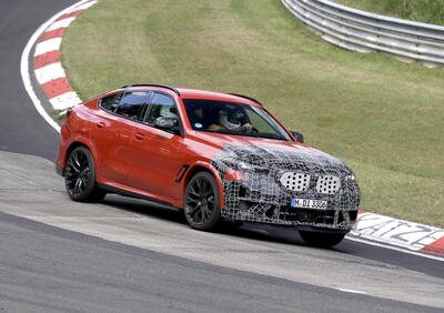 BMW X6 M restyling, le foto spia 