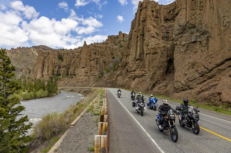 La strada che ci porta verso le Rocky Mountains