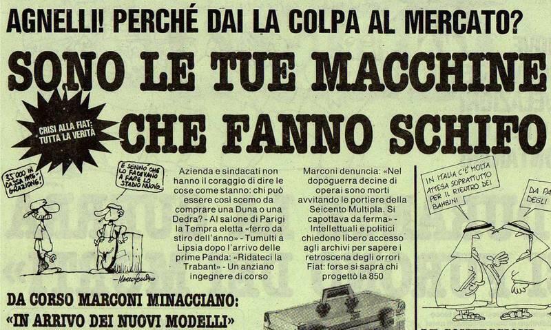 La rivista satirica &quot;Cuore&quot; del 1989