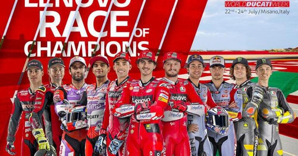 MotoGP VS Superbike, alla sfida dei sogni ci ha pensato Ducati: La Race of Champions &eacute; realt&agrave;