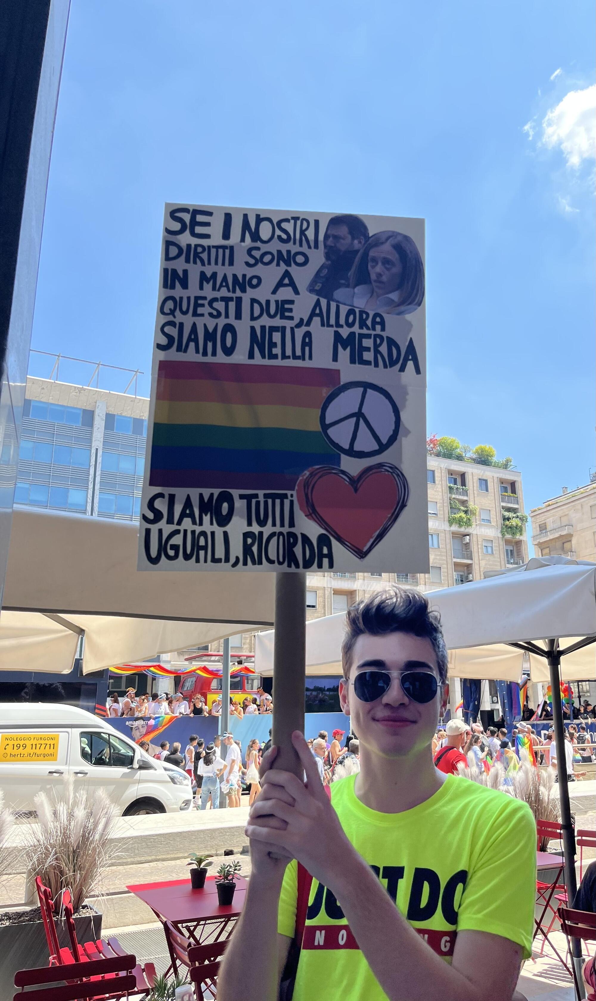 20220703 062817412 6736Manifestante al Milano Pride 2022