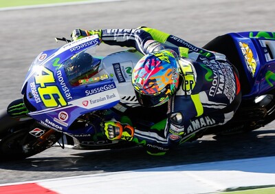 Rossi in testa dopo il warm up del GP di Misano