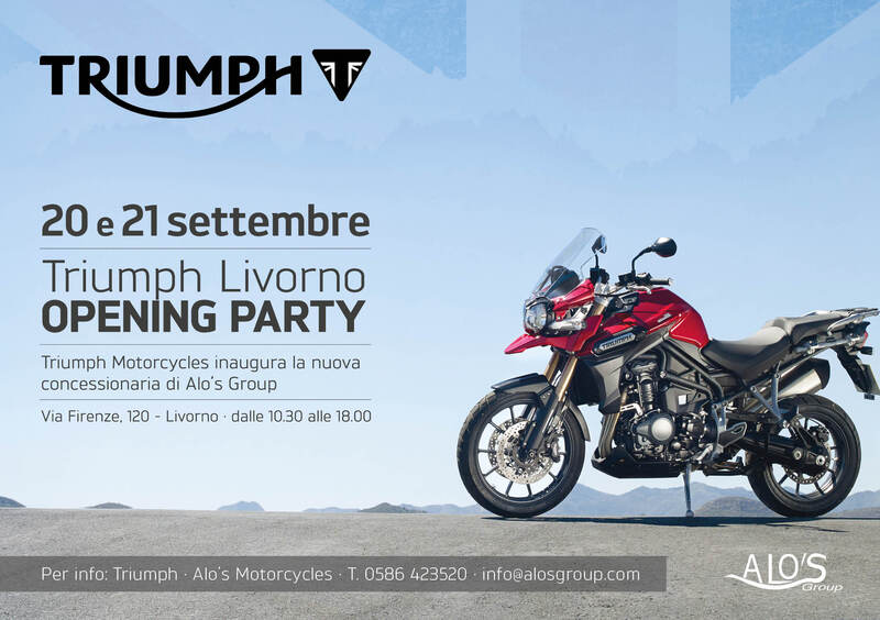 Demo ride Triumph, questo fine settimana ad Alghero