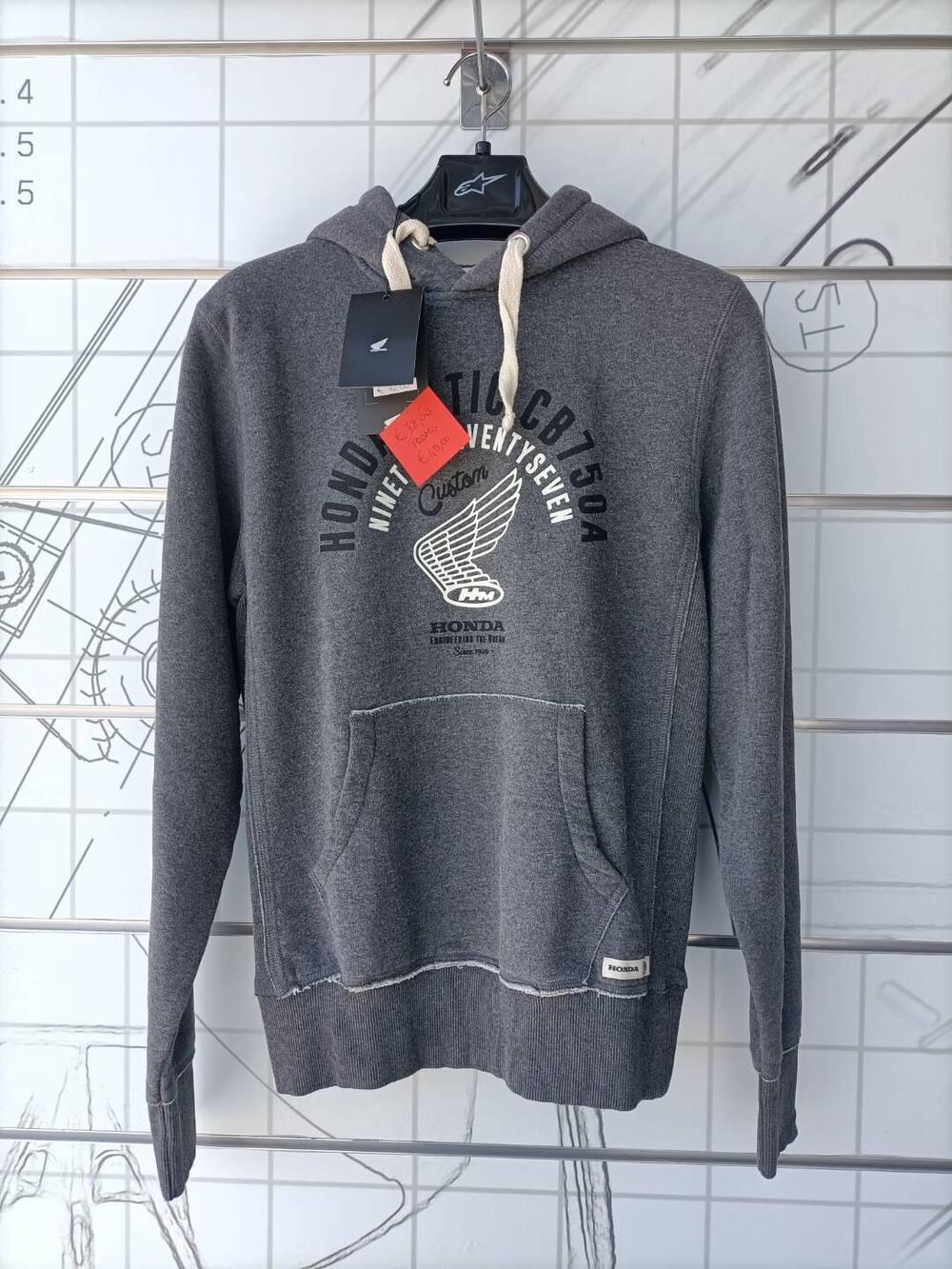 Felpa Honda grigio (3)