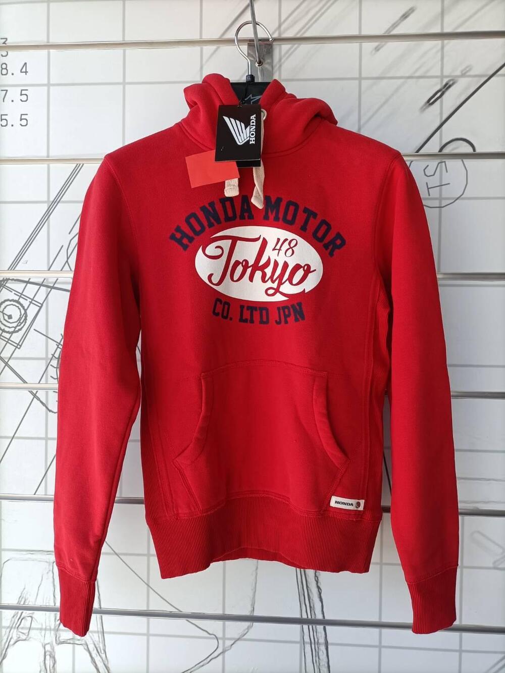 Felpa Honda Rosso