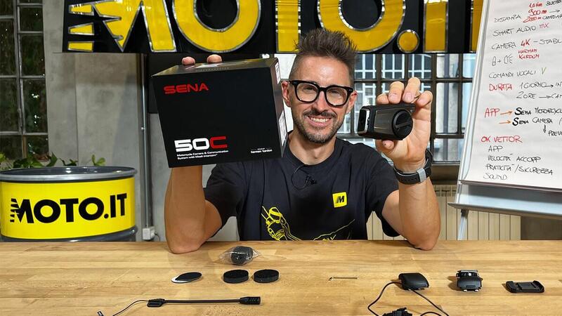 SENA 50C. Il primo interfono con actioncam 4K