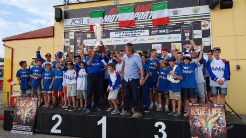 Magliazzurra: Italia vince  il Trofeo giovanile Motocross Franco-Italiano