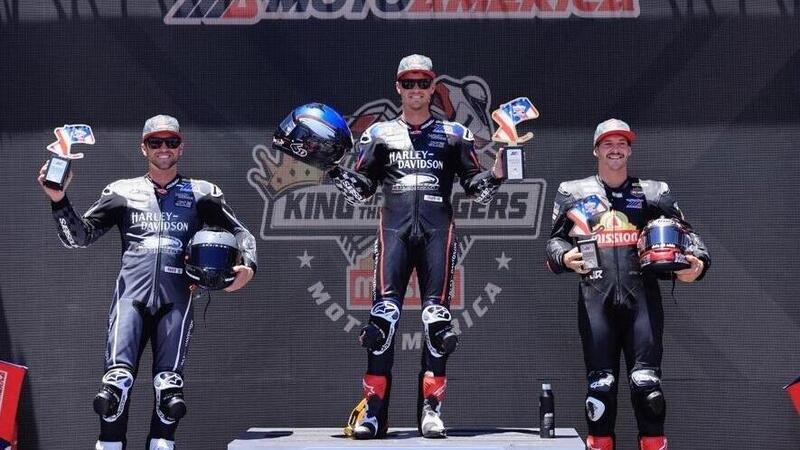 Scopriamo cosa fanno tre Harley-Davidson sul podio di Laguna Seca