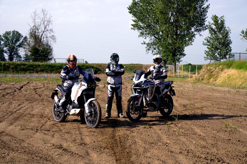 Le moto presso la Pista di Chieve