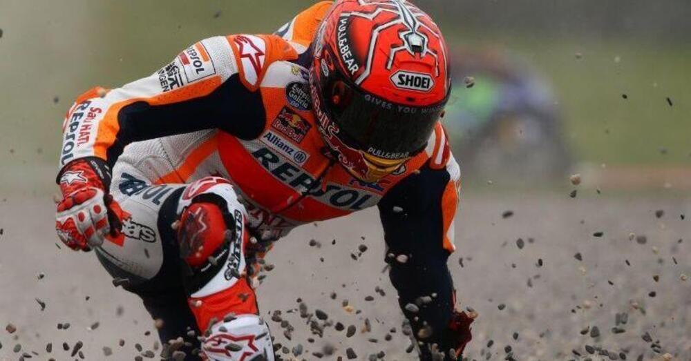 Il re dei crash non &egrave; pi&ugrave; Marc Marquez, ma lo &quot;ha allevato&quot; Valentino Rossi. In MotoGP 186 cadute in 11 gare