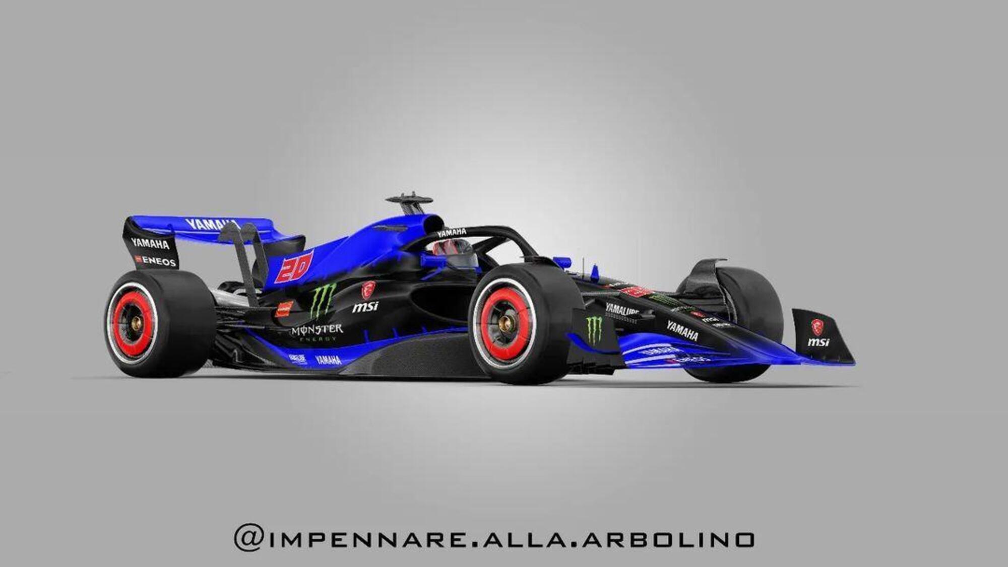 Formula 1 Yamaha Monster Energy di Fabio Quartararo