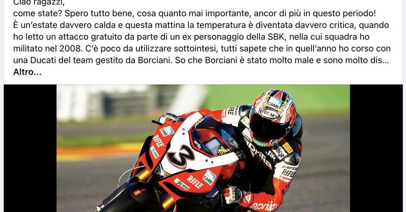 Ecco perch&eacute; la dichiarazione-choc di Max Biaggi su Ducati ha fatto esplodere i social