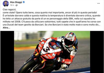 Ecco perché la dichiarazione-choc di Max Biaggi su Ducati ha fatto esplodere i social