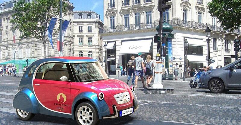 La Citroen 2CV torna per le Olimpiadi 2024 a Parigi? Che bella la 2 Deuche Concept