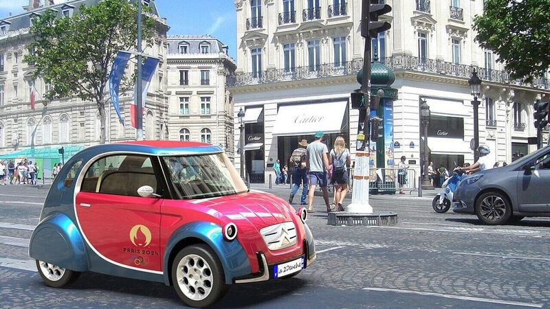 La Citroen 2CV torna per le Olimpiadi 2024 a Parigi? Che bella la 2 Deuche Concept