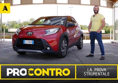 Toyota Aygo X, PRO e CONTRO | La pagella e i numeri della prova strumentale [Video]