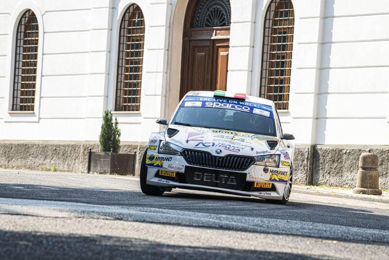 Rally di Roma Capitale. &Egrave; De Tommaso-Ascalone, Skoda