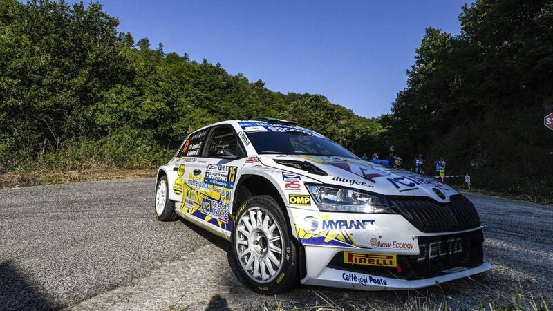 Rally di Roma Capitale. &Egrave; De Tommaso-Ascalone, Skoda