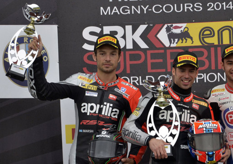 Melandri si impone in gara 2 SBK a Magny-Cours