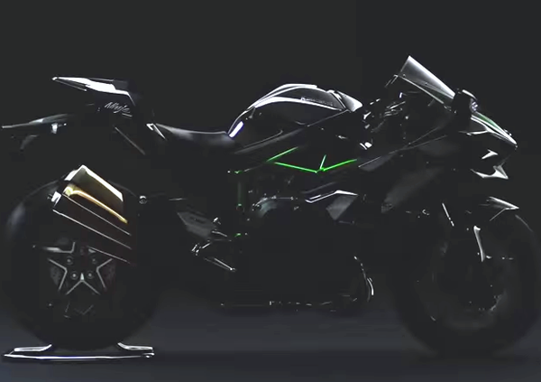 Kawasaki Ninja H2, primo teaser della versione stradale