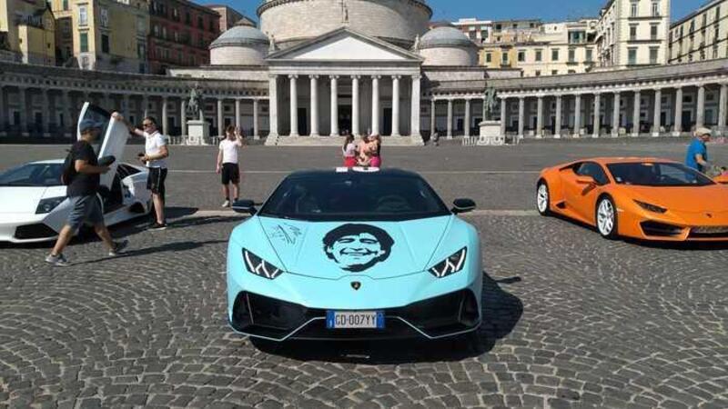 &quot;&Agrave; Lambo &lsquo;e Maradona&quot; al Bull Days Vesuvio