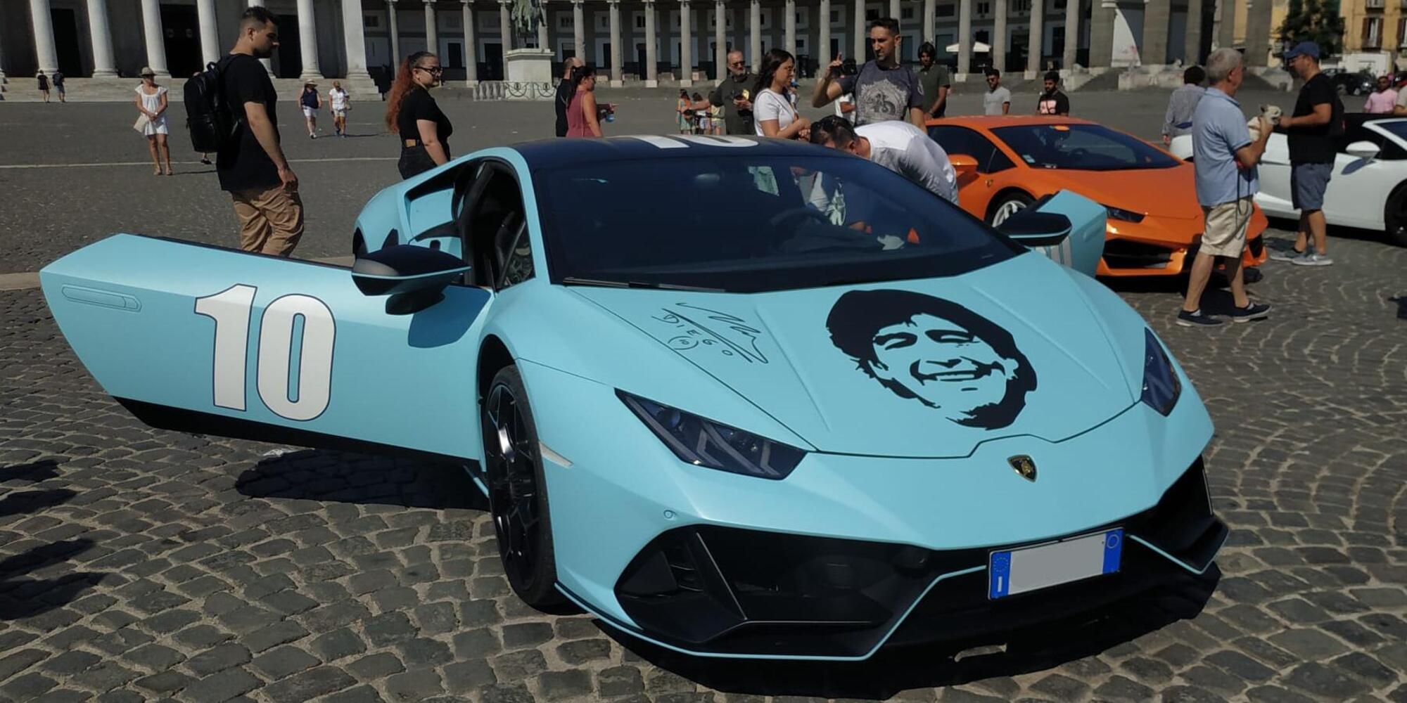 La Lamborghini dedicata a Maradona