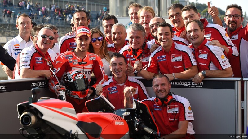 MotoGP. Dovizioso: &quot;Dall&#039;Igna 10 e Lode&quot;