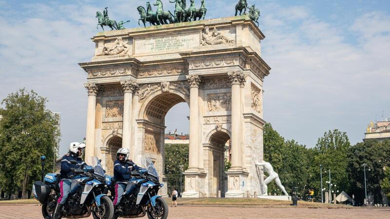 La Polizia ora pattuglia le strade con le Yamaha Tracer 9