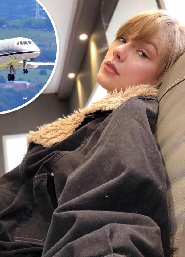 Chi sono i vip che inquinano di pi&ugrave;? La prima &egrave; Taylor Swift con il suo jet privato. E gli altri...