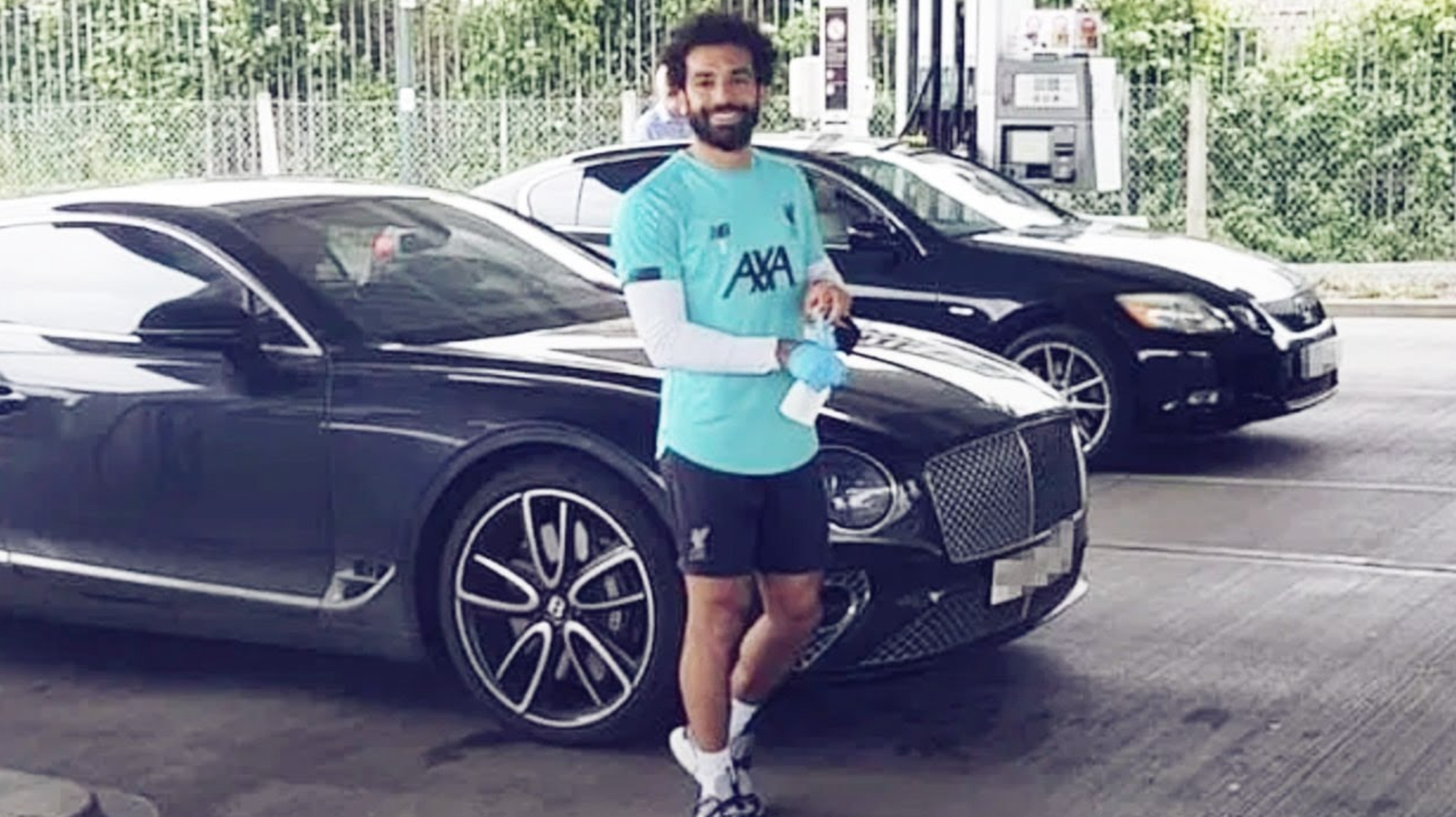 Mo Salah e la sua Bentley