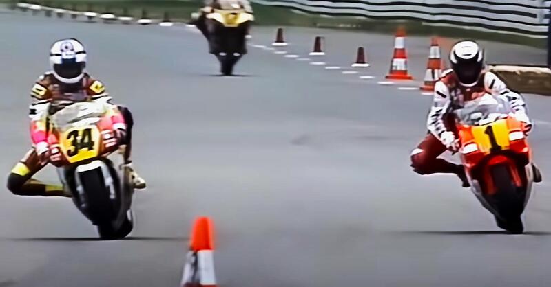 Non c&#039;erano le alette ma che spettacolo tra Schwantz e Rainey! [VIDEO VIRALE]