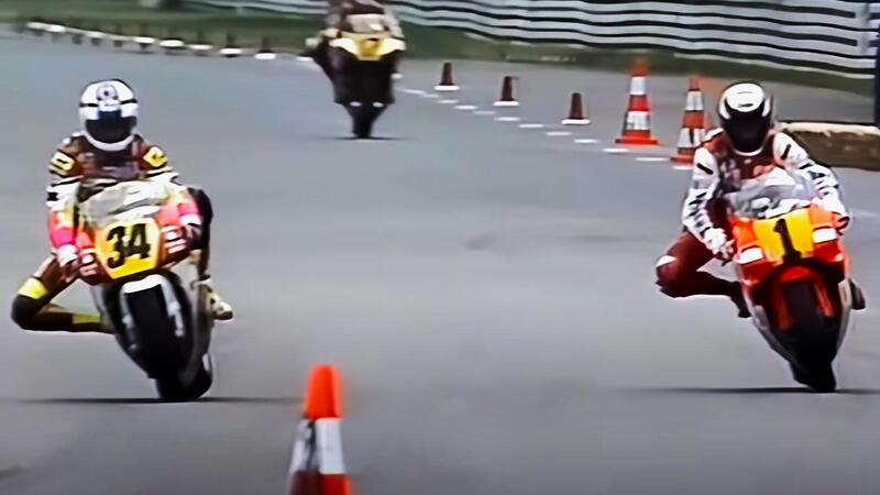 Non c&#039;erano le alette ma che spettacolo tra Schwantz e Rainey! [VIDEO VIRALE]